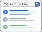 検索結果に表示されるサイト